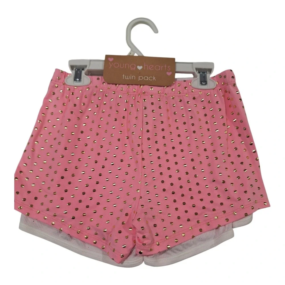 Set of 2 shorts for girls size 7-8‎ new fashion colors